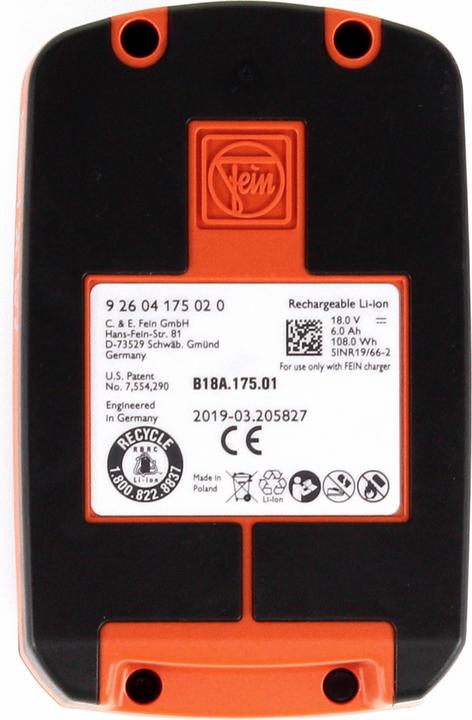 Image du produit Fein Batterie de rechange (18 V)