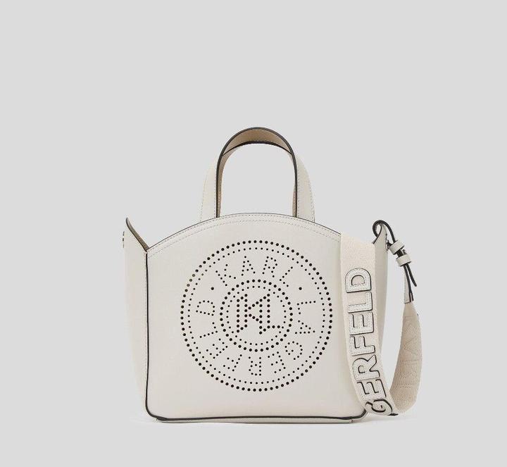 Karl Lagerfeld Circle Tote Perforated