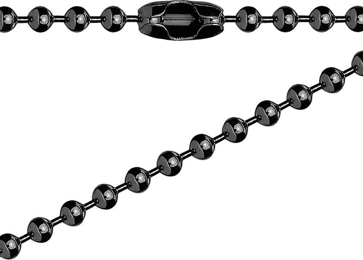 Produktbild Star Piercing Kette mit Kugeln schwarz (ohne Messing, Chirurgenstahl 316L)
