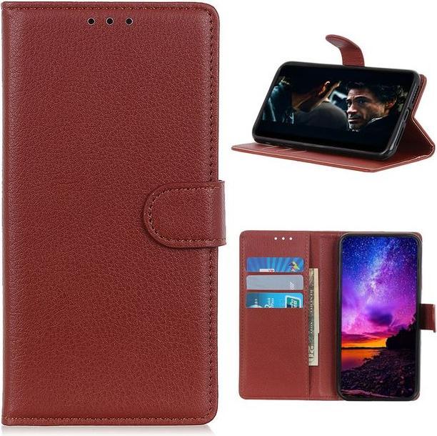 Actual product image MU Classic Litchi Leather Bookcover Series (LG K22)