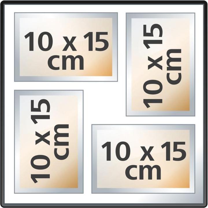 Immagine prodotto Hama Album Jumbo London, 30x30 cm, 80 pagine bianche, marrone (10 x 15 cm)
