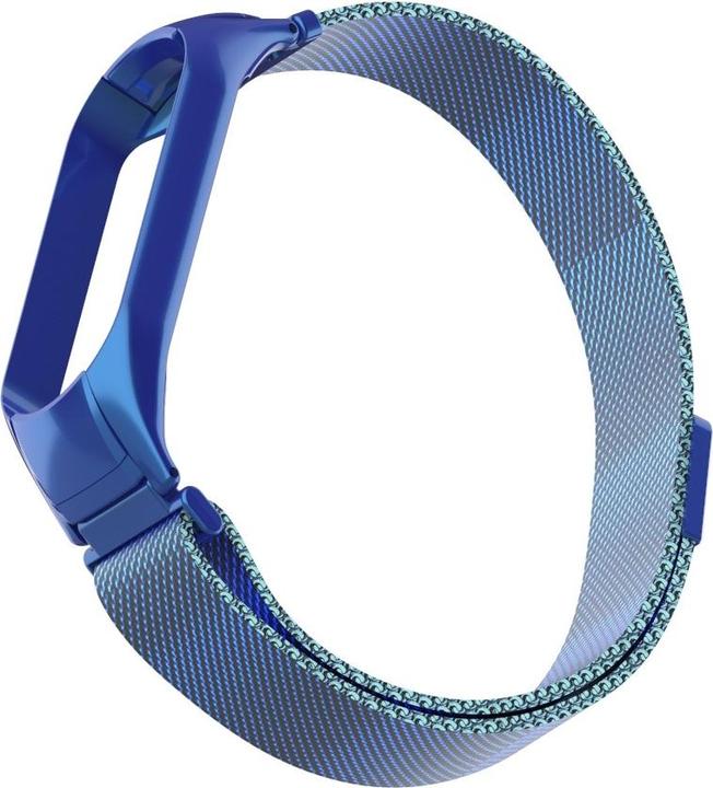 Actual product image Cover-Discount Xiaomi Mi Band 5 - Milanese Stainless Steel Bracelet Blue (Stainless steel)