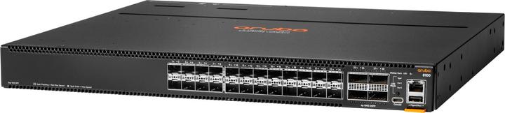 Produktbild Aruba HPE Networking CX 8100 24x10G SFP+ 4x40/100G QSFP28 BF Airflow 3Fan 2AC PSU Switch Bundle (28 Ports)