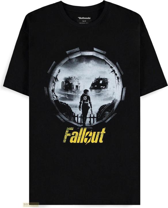 Difuzed Fallout - Vault 33 - Into The Wasteland - Short Sleeved T-shirt - L (L)