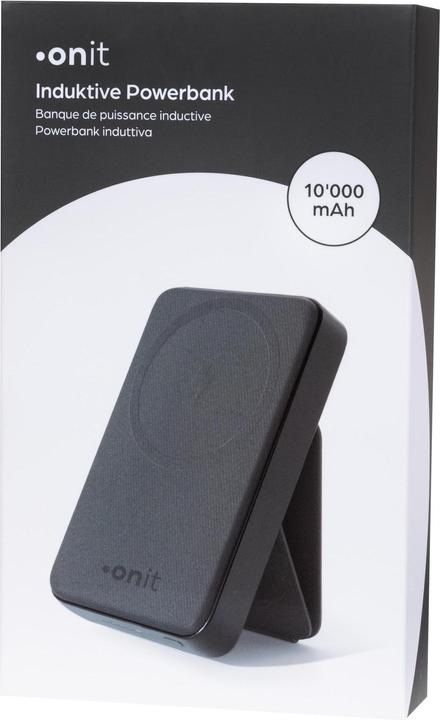 Image du produit Onit Banque d'alimentation Inductive 10000 mAh, Type de batterie : Lithium polymère (10000 mAh, 20 W, 38.50 Wh)