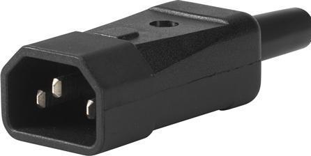 Immagine prodotto Kaiser 749/sw Connettore IEC 749 Spina, dritta Numero totale di poli: 2 + P