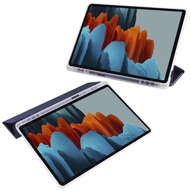 Produktbild MU Classic Dreifach faltbare Hülle mit Stylus Halterung (Galaxy Tab S7+)