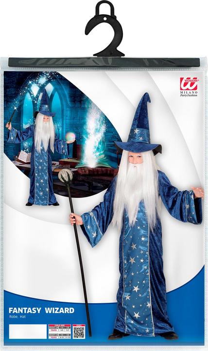 Immagine prodotto Widmann Costume da mago per bambini con tunica e cappello (116)