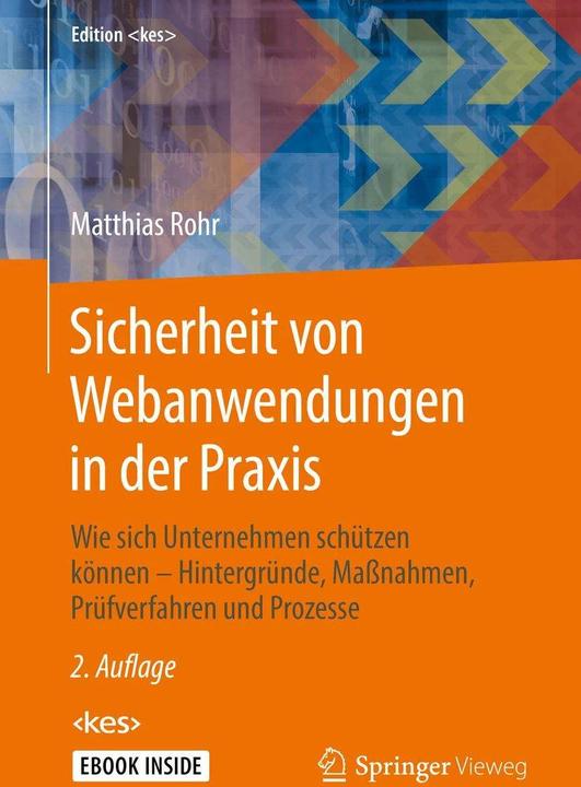 Image du produit Sicherheit von Webanwendungen in der Praxis (Allemand, Matthias Rohr, 2018)