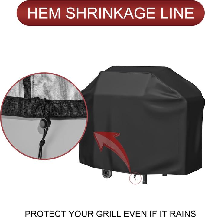 Image du produit Intirilife Couverture de barbecue 147 x 61 x 117cm (Grille)