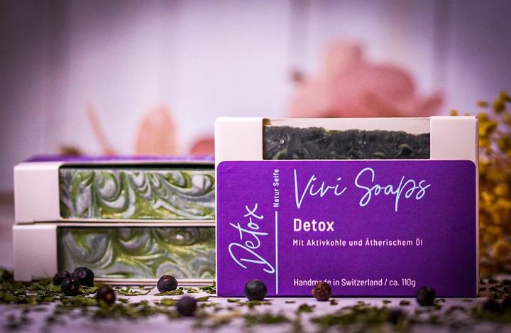 Produktbild Vivi Soaps Detox - Aktivkohle Seife (Hartseife)