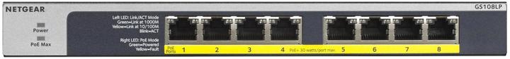 Produktbild Netgear GS108LP: 8 Port Switch (8 Ports)