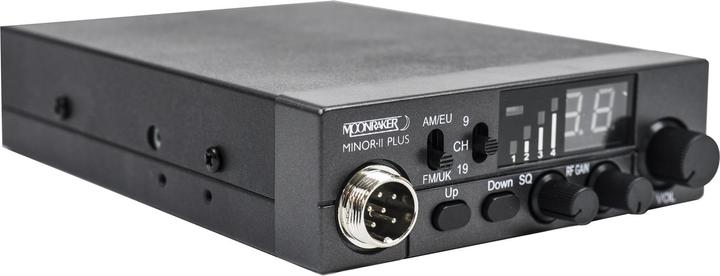 Immagine prodotto Moonraker Radio CB MINOR II PLUS, RF GAIN, ASQ regolabile e alimentatore 12V-24V