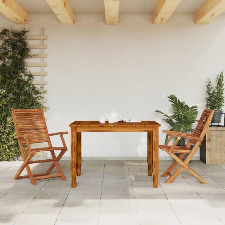 Image du produit VidaXL Chaises de jardin avec accoudoirs 2 pcs. Pliable Acacia
