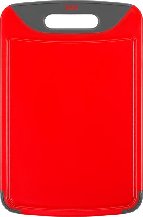 Produktbild Silit Schneidebrett TRanchierbrett rot 38x25cm rechteckig aus hochwertigem Kunsstoff