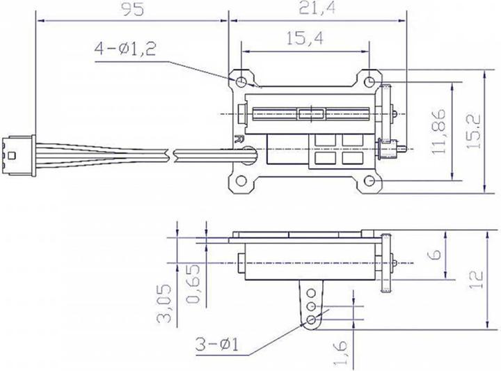 Actual product image Master Micro-Servo DS15 (R) Digital-S