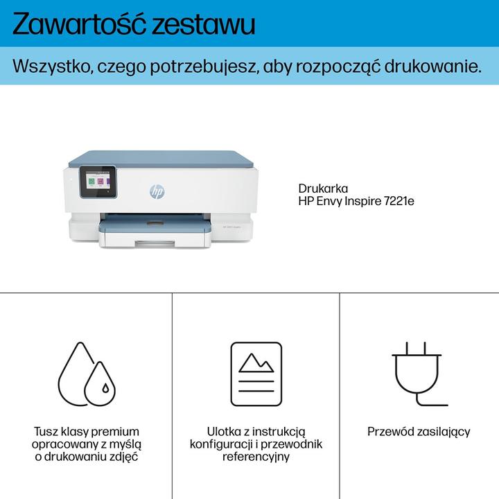 Produktbild HP Envy Inspire 7221e (Tintenpatrone, Farbe)