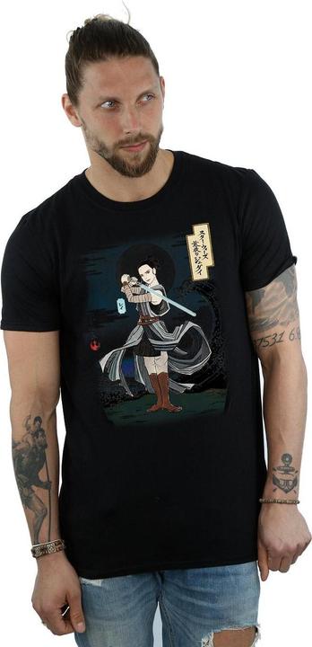Immagine prodotto Star Wars The Last Jedi Japanese Rey Maglietta Uomo (XXL)