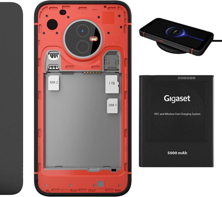 Productafbeelding Gigaset GX4 PRO (128 GB, Zwart, 6.10", SIM + eSIM, 48 Mpx, 4G)