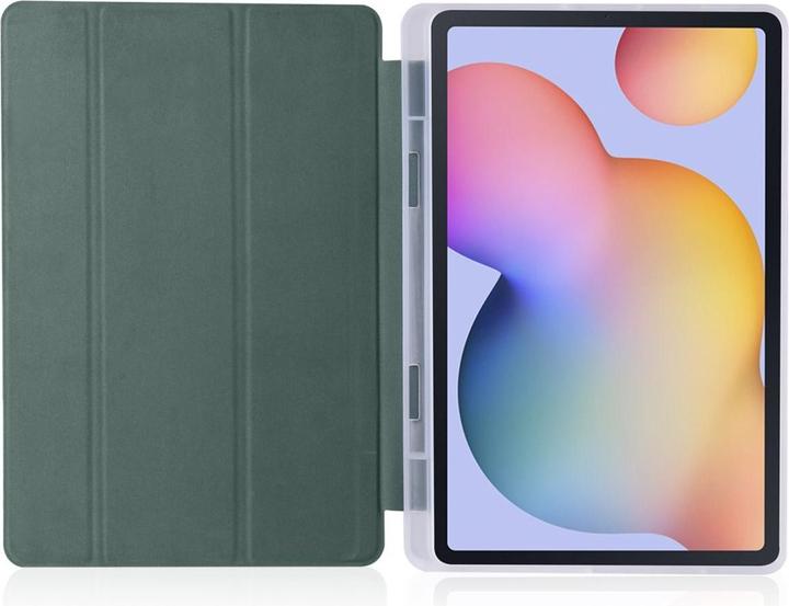 Produktbild König Design Schutz Tablet Hülle für Samsung Galaxy Tab S6 Lite Case Cover Tasche Etuis Grün (Galaxy Tab S6 Lite)