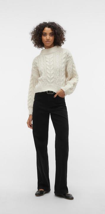 Produktbild Vero Moda VMDREAM LS HIGHNCK CROP PULLOVER GA EXC Strickpullover (XS)