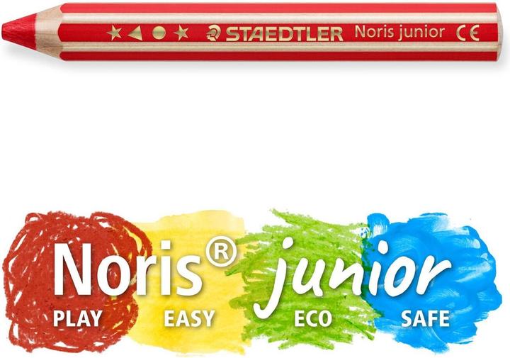 Image du produit Staedtler Noris junior 140 crayon de coloriage pour enfants, produit unique, pêche (Pêche, 1 x)