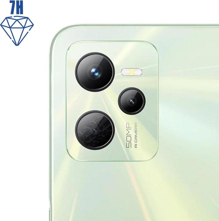 Actual product image 3MK Camera protection glass, camera glass (1 Piece, Realme C35)