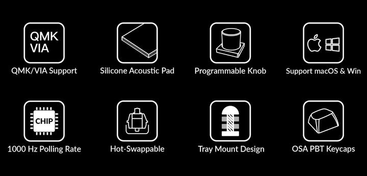 Actual product image Keychron V1 Knob Version (CH, Cable)