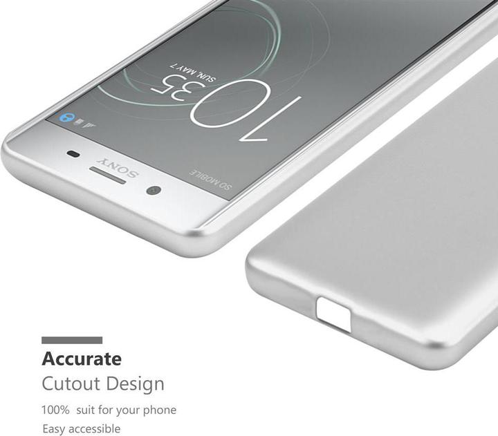 Actual product image Cadorabo Bumper TPU Matt Metallic (Sony Xperia XZ Premium)