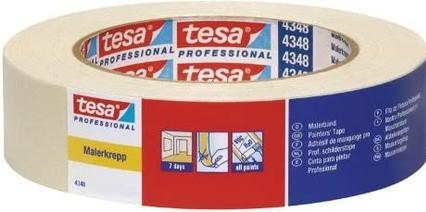tesa Painter's crepe 4348 Standard paper masking tape, 25 mm x 50m (25 mm)