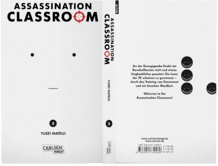 Actual product image Assassination Classroom, Band 5 (German, Yusei Matsui, 2015)
