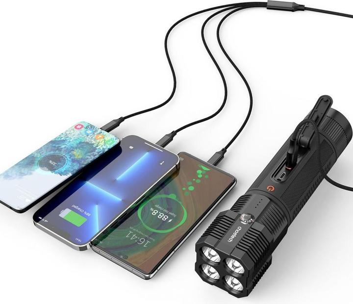 Produktbild Choetech jump starter with powerbank 8000mAh - LED flashlight black (TC0016) (8000 mAh)