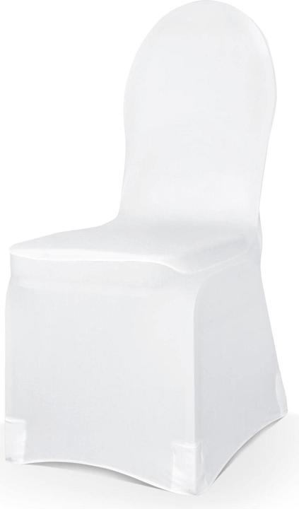 Produktbild Partydeco Stoff Stuhlhusse elastisch, onsize, 200g, 1 Stück, Weiss