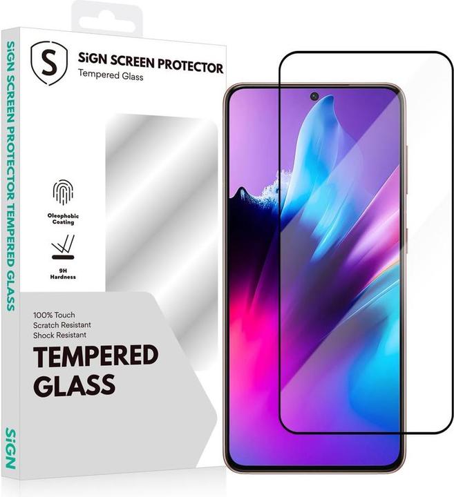 Actual product image SIGN 2.5D Tempered Glass Screen Protector for Samsung Galaxy S24 (Samsung Galaxy S24)