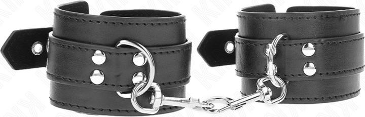 Actual product image Kink Wrist Cuffs With Rivets 35 X 6 cm