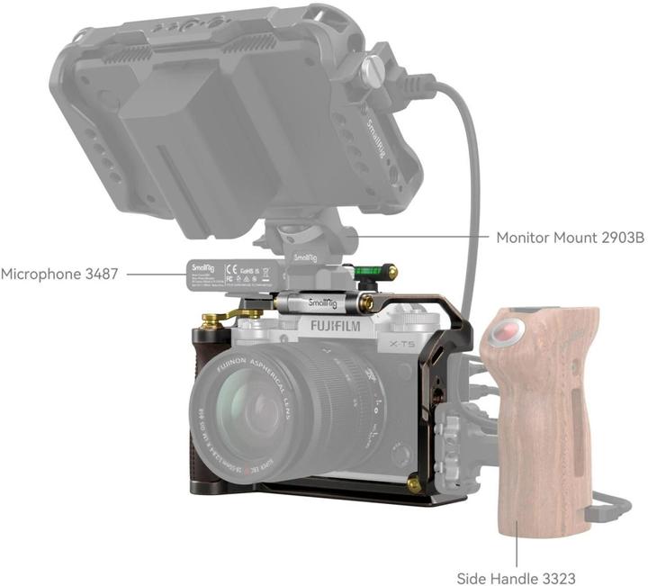 Produktbild SmallRig 3872 Retro Handheld Cage Kit für FUJIFILM X-T5 (Neuheit) (Cage)