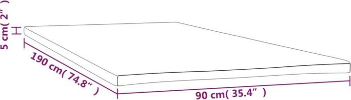 Actual product image VidaXL Ljiljana (90 x 190 cm)