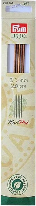 Produktbild Prym 1530 Strumpfstricknadeln 2.50 mm, 20 cm, Birkenholz