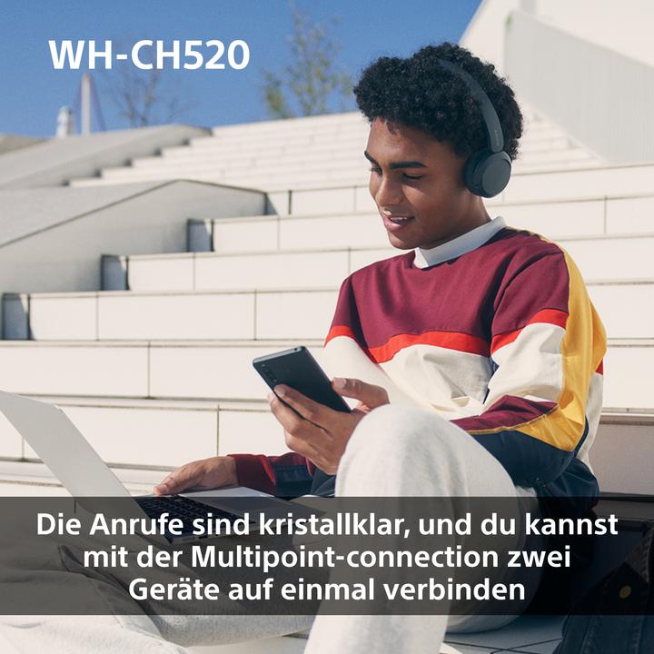 Immagine prodotto Sony WH-CH520 (Nessuna soppressione del rumore, 50 h, Senza fili)