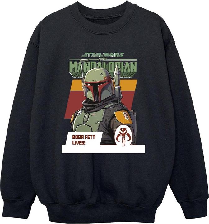 Immagine prodotto Star Wars The Mandalorian Boba Fett Lives Felpa Ragazzi (104)