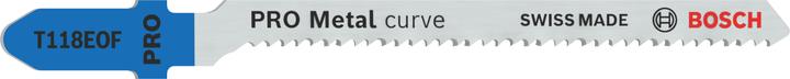Nährwerte und Zutaten Bosch Professional Zubehör PRO Metal curve T118EOF Stichsägeblatt, 83 mm, 5-tlg.