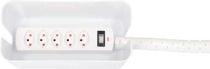 Produktbild Max Hauri Cable Home Kabelmanagement Set: Box klein + Safety-Line + Spiralschlauch