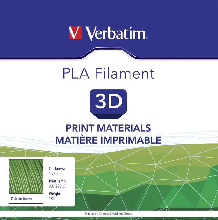 Image du produit Verbatim Filament (PLA, 1.75 mm, 1000 g, Vert)
