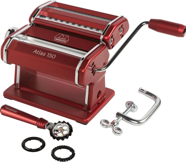 Image du produit Marcato ATLAS 150 ROSSA + PASTA- WHEEL ROSSO