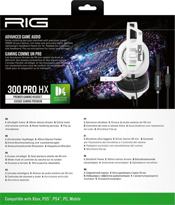 Produktbild Nacon Gaming RIG 300 PRO HX (Kabelgebunden)