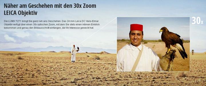 Produktbild Panasonic Lumix TZ71 (12.80 Mpx, 1/2,3'')