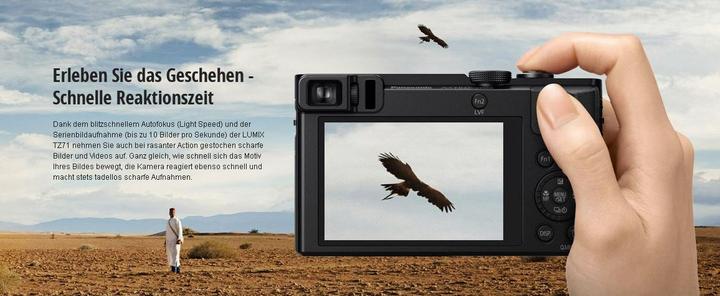 Produktbild Panasonic Lumix TZ71 (12.80 Mpx, 1/2,3'')