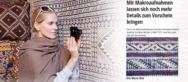 Produktbild Panasonic Lumix TZ71 (12.80 Mpx, 1/2,3'')