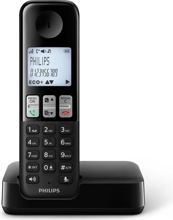 Actual product image Philips D2301B - Cordless telephone