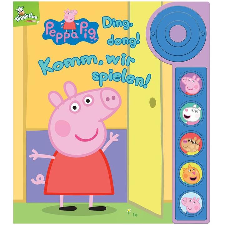 Produktbild Peppa Wutz Kinderbuch Ding Dong! Komm, wir spielen! (Deutsch, Phoenix International Publications Germany GmbH, 2018)